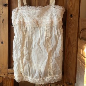 Rebecca Taylor cream lace camisole size 0